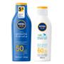 Imagem de Kit Nivea Protetor Solar FPS 50 200ml + Infantil FPS 60 100ml