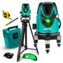 Imagem de Kit Nível A Laser Verde 5 Linhas Bivolt Trena, Lapis Óculos