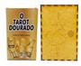 Imagem de Kit O Tarot Dourado Extra Grande e Porta Tarô Caixa Madeira