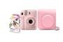 Imagem de Kit Oficial Fujifilm Instax Mini 12 Rosa  Câmera  + Pack 10 filmes Macaron + Bolsa Rosa Gloss