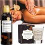 Imagem de Kit óleo de massagem corporal e Vela Aromatica Mel