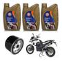 Imagem de Kit Óleo Filtro Gulf 10W40 100% Sintético Bmw F800 Gs F800