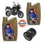 Imagem de Kit Óleo Filtro Gulf 10W40 100% Sintético Kawasaki Versys650