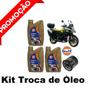 Imagem de Kit Óleo Filtro Gulf 10W40 100% Sintético V-Strom 650/1000