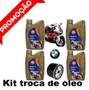 Imagem de Kit Óleo Filtro Gulf 5W40 100% Sintético Bmw S1000Rr (Todas)