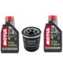Imagem de Kit Óleo Motul 5100 4t 10w40 C/ 2 Litros + Filtro De Óleo Fram Ph6017a - MOTUL