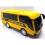 Imagem de Kit ônibus escolar de Brinquedo Branco e amarelo 21 cm