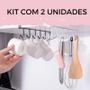 Imagem de Kit Organizador De Armario De Cozinha Porta Xicara Suporte Caneca