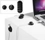 Imagem de Kit Organizador De Fio Cabos De Celulares Com Diversos Clips Multiuso