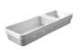 Kit organizador de gavetas de cozinha Branco 2 peças OU organizador talheres e porta facas Imagem de Kit organizador de gavetas de cozinha Branco 2 peças OU organizador talheres e porta facas