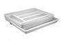 Kit organizador de gavetas de cozinha Branco 2 peças OU organizador talheres e porta facas Imagem de Kit organizador de gavetas de cozinha Branco 2 peças OU organizador talheres e porta facas