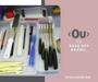 Kit organizador de gavetas de cozinha Branco 2 peças OU organizador talheres e porta facas Imagem de Kit organizador de gavetas de cozinha Branco 2 peças OU organizador talheres e porta facas