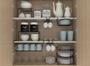 Imagem de Kit organizadores armario cozinha prateleiras aramadas + porta xicaras