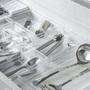 Imagem de Kit Organizadores de Gaveta Multiúso Modular Transparente P/ Acessórios Escritório Armário Organização