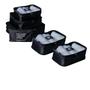 Imagem de Kit Organizadores Mala De Viagem C/ 6 Pcs Preto Paramount