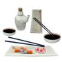 Imagem de Kit oriental porcelana para Sushi 32 Peças Creme Para Casa