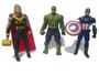 Imagem de Kit Os Vingadores 4 Bonecos 30cm Musical Avergens