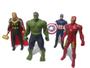 Imagem de Kit Os Vingadores 4 Bonecos 30cm Musical Avergens