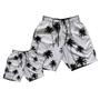 Imagem de Kit Pai e Filho Short Tactel Masculino Bermudas Iguais