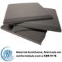 Imagem de Kit Painel Isolar Som 23 Pcs Lisa Abafa Som Anti-Chama 50X50