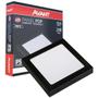 Imagem de Kit Painel Led Pop 24w Sobrepor Preto 6500k Avant C/3un