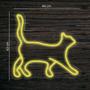 Imagem de Kit Painel Neon Led Cachorro e Gato Pet Shop Amante de Animais