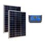 Imagem de  Kit Painel Placa Energia Solar 2x30wp Pwm 30a