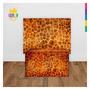 Imagem de Kit Painel Retangular + Capa Mesa Animal Print Em Tecido