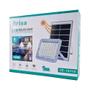 Imagem de Kit Painel Solar Com Refletor Luz Led Solar 100w Com Controle
