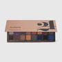 Imagem de Kit Paleta de Sombras 24 Cores + Esponja de Maquiagem Flat Drop Edition (2 Produtos)