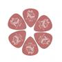 Imagem de Kit Palhetas Dunlop GATOR GRIP 0,58mm Vermelho 6 unidades