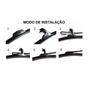 Imagem de Kit palhetas parabrisa Tracker 2000 a 2009 dianteira GM/Chevrolet palheta original limpador chuva vidro