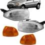 Imagem de Kit palio 96 farol simples pisca crist lant t fume