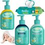 Imagem de Kit Pampers Baby Glicerina 96 Lenço Umedecido Aromaaloe Vera