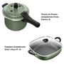 Imagem de Kit Panela de Pressão Fecho Externo 5 Litros + Frigideira Quadrada 2 Alças N29 Antiaderente Gourmet Patolux