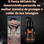 Imagem de Kit  Panta NeOskin: Hidratante Para Tatuagem Restaurador Dérmico + Solução Higienizante Pós-Piercing