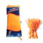 Imagem de Kit Papel de Bala Seda com 2 Franjas Laranja c/48un p/ Balas