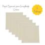 Imagem de Kit Papel Especial Scrapbook Papelaria Creme 220grs 6 Folhas