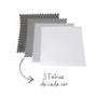 Imagem de Kit Papel para Scrapbook Tons Cinza 220grs 12 Folhas