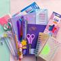 Imagem de Kit Papelaria Combo Master Tons De Lilas Presente