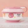 Imagem de Kit Papinha Com Amassador Legumes Fruta Colher Bichinhos Rosa