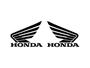 Imagem de Kit Par de Adesivo Logo para Reparo de Tanque de Moto Honda 12x10cm - Cores