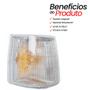 Imagem de Kit Par Farol Seta Pisca Fiat Uno Fiorino Elba Premio 92 94 96 98 2000 2002 2004 Lente Acrílico Cristal Encaixe Sistema Arteb