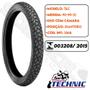 Imagem de Kit Par Pneu 90 90 21 + 120 90 17 Technic Uso Com Câmara T&C