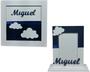 Imagem de Kit para bebê masculino Mdf 10 peças Nuvem azul marinho