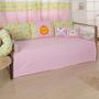 Imagem de Kit Para Bicama Quarto Bebê Savana menina 8 Peça rosa