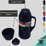 Imagem de Kit Para Café Garrafa Térmica Roma 1 Litro Com Suporte para Filtro de Café 102/103 Açucareiro 350 ML
