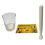 Imagem de Kit Para Caipirinha Com Copo + Macerador + Tabua