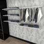 Imagem de Kit para Closet com 4 peças regulável 200x100 cm cor branco modelo clst1b177