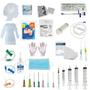 Imagem de Kit para estágio com 48 itens capote luva e touca